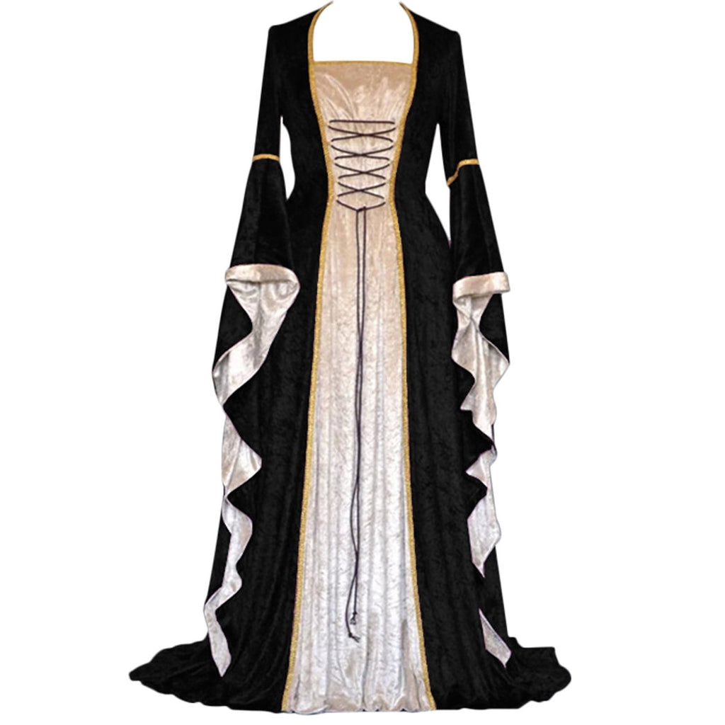 Renaissance Dress Women Fairy,Renaissance Faire Dress for Women Medieval Victorian Ball Gown Regency Irish Peasant Dresses Halloween Party Clothes Renaissance Accessories Clothes