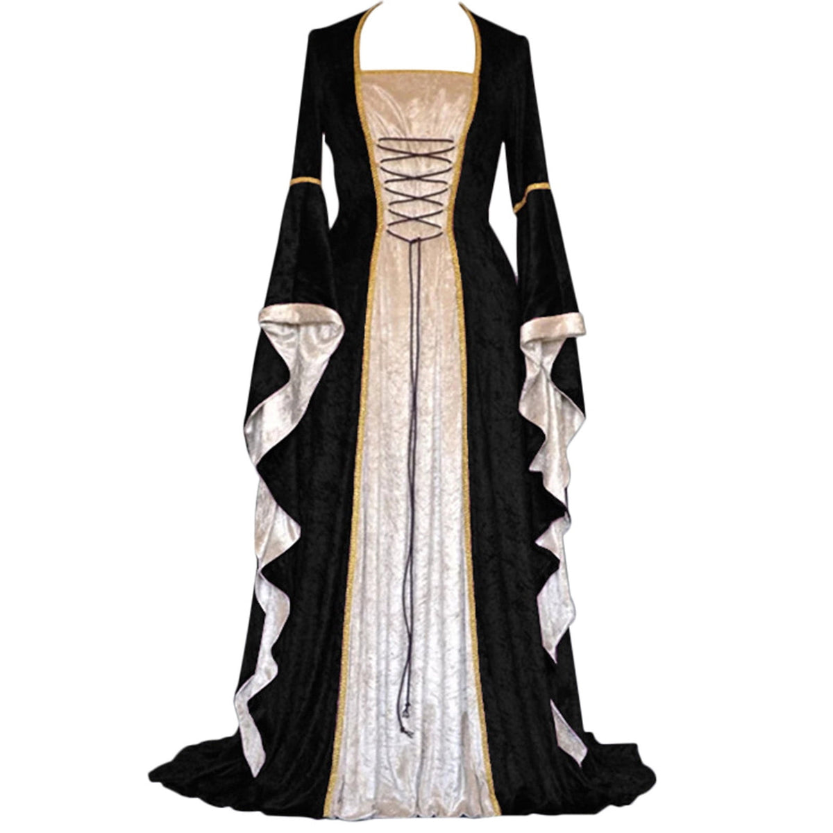 Renaissance Dress Women Fairy,Renaissance Faire Dress for Women Medieval Victorian Ball Gown Regency Irish Peasant Dresses Halloween Party Clothes Renaissance Accessories Clothes