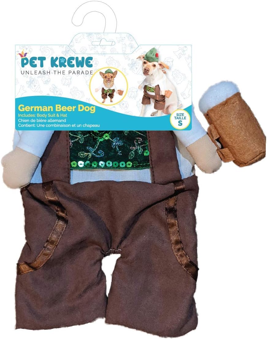 Pet Krewe X-Large German Oktoberfest Dog Costume - Barktoberfest Halloween Dog Costume - Perfect for Christmas Holiday, Parties, Photoshoots, Gifts for Dog Lovers