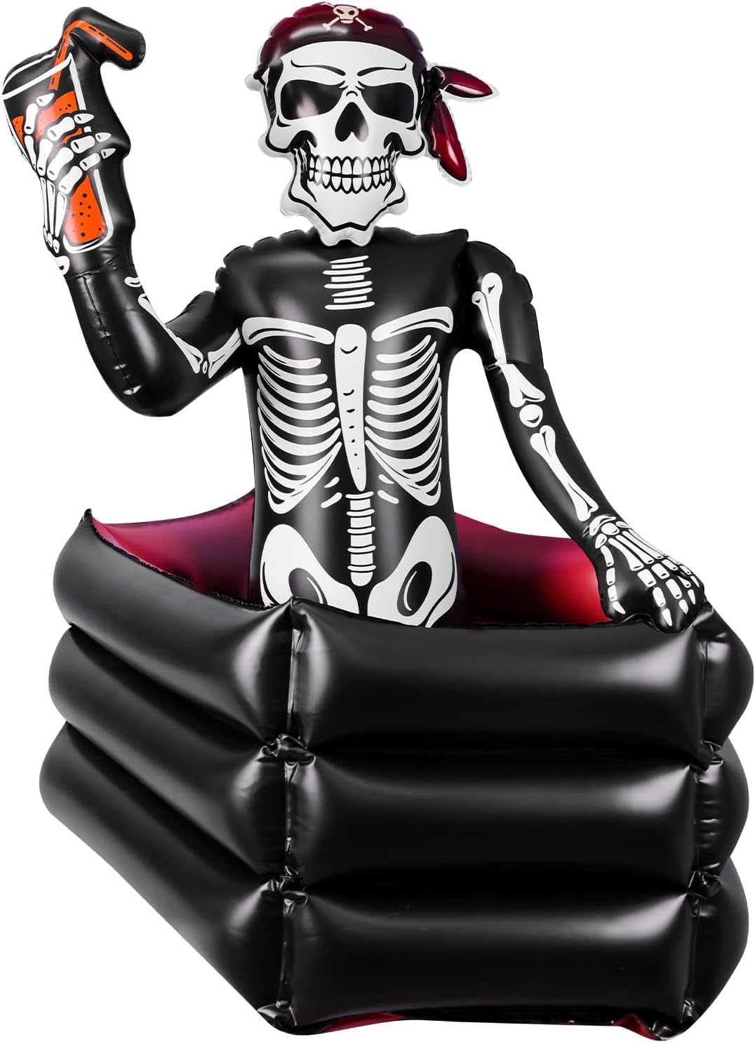 39 Inch Halloween Inflatable Decorations Skeleton Drink Cooler
