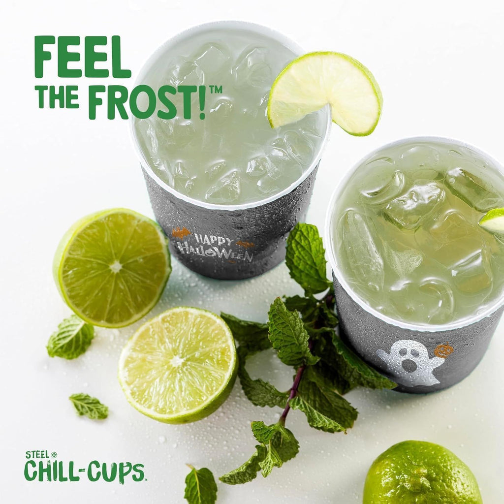 16 Oz. Reusable Party Cups, Happy Halloween, 12 Count