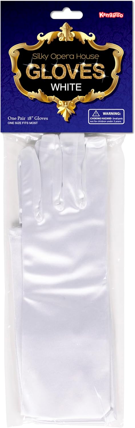 1 Pair Long Opera Gloves for Women for 80S Party Cosumes