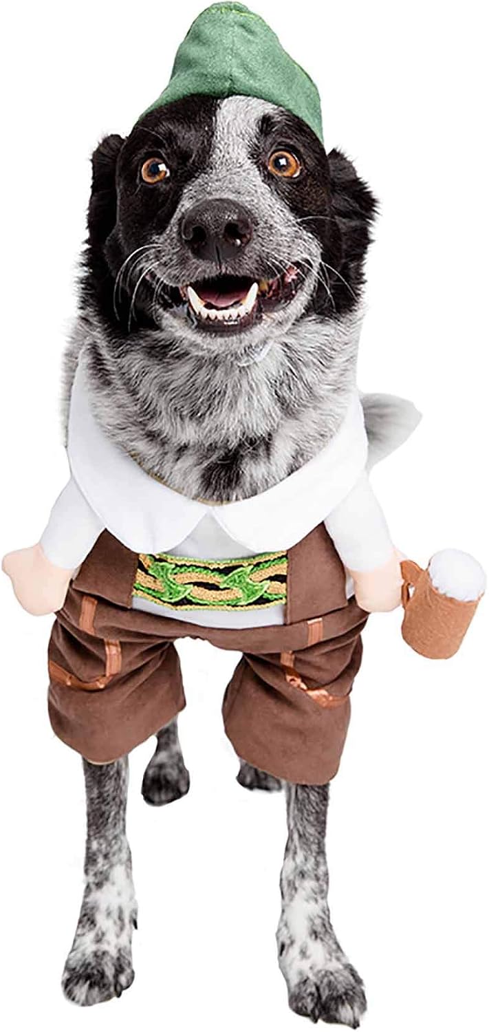 Pet Krewe X-Large German Oktoberfest Dog Costume - Barktoberfest Halloween Dog Costume - Perfect for Christmas Holiday, Parties, Photoshoots, Gifts for Dog Lovers