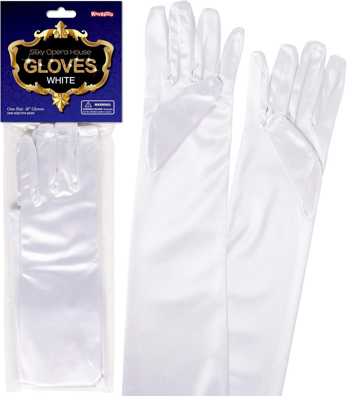 1 Pair Long Opera Gloves for Women for 80S Party Cosumes