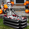 39 Inch Halloween Inflatable Decorations Skeleton Drink Cooler
