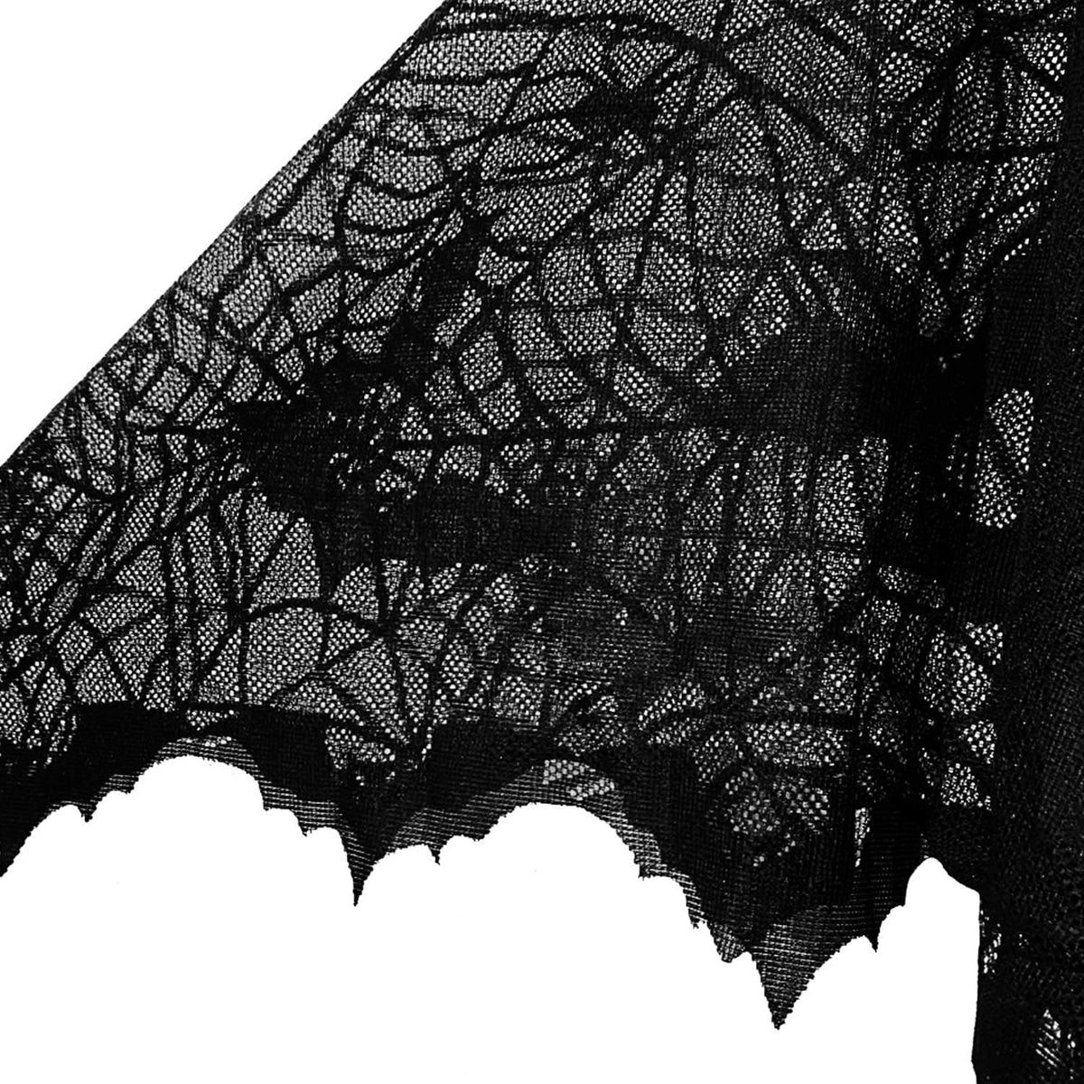 Halloween Costumes for Women Black Spider/White Skeleton Poncho Costume Accessories