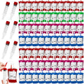 100 Pack Halloween Blood Bags for Drinks, Blood IV Bags Reusable Pouches